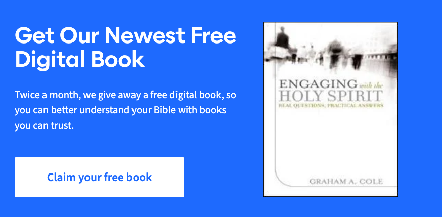 Logos Free Book of the Month: Graham A. Cole, Engaging with the Holy Spirit